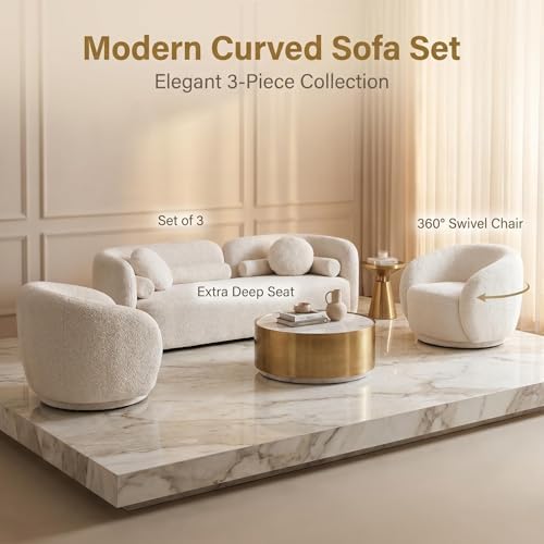 3-Piece Curved Sofa Set - Image 6