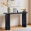 LKTART 55" Black Console Table for Entryway, Couch Tables Behind Sofa, by LKTART