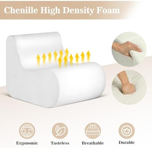 Compact Memory Foam Bean Bag Chair - Image 7