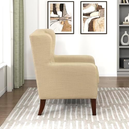 Lexicon Living Room Accent Chair, Button Tufted Wingback, Track Arm, Reversible - Image 6