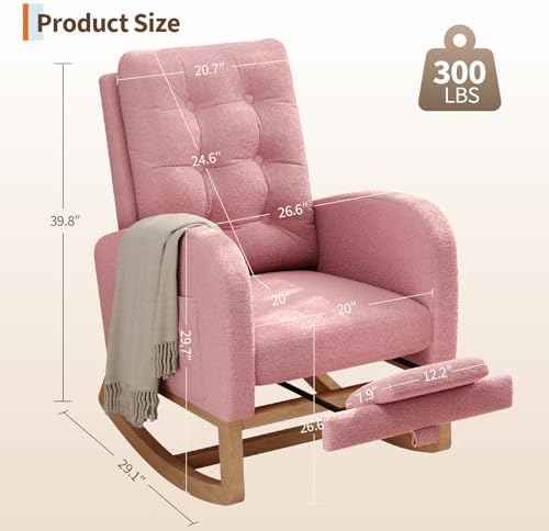 GarveeHome Nursery Rocking Chair - Image 2