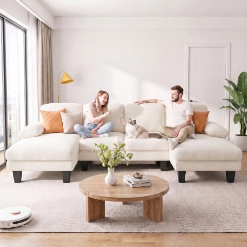 Homall 105" U-Shaped Sectional Couches, Sofa Couch - Image 7