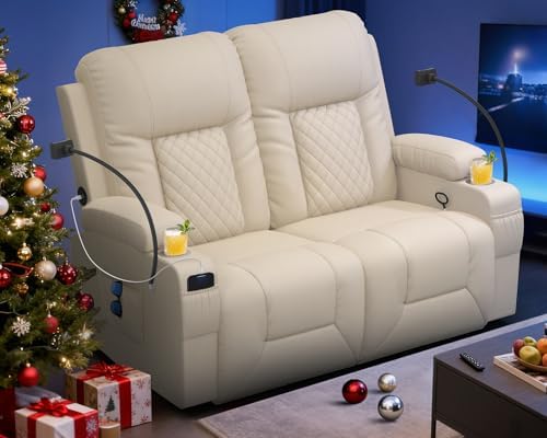 Loveseat Recliner Sofa, Home Theater Seating by DGPEAFOWLReclinerCouch