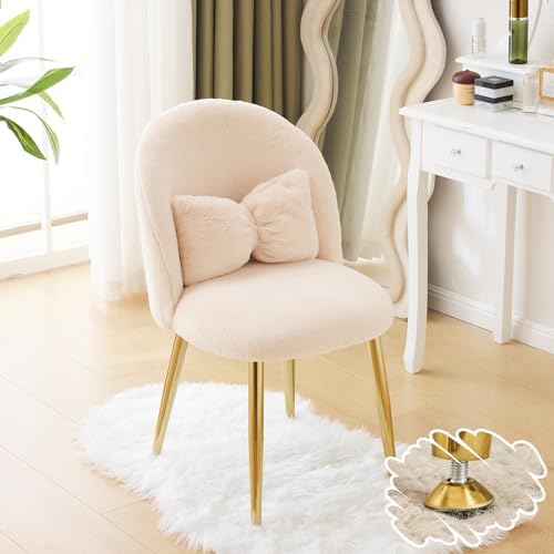 VINGLI Boucle Girls Vanity Chair by VINGLI