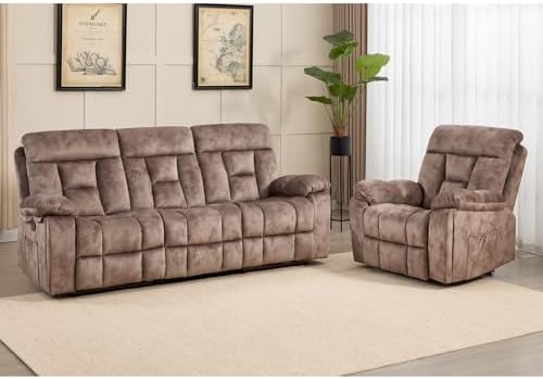 CANMOV Recliner Sofa Set, Power Lift Recliner by CANMOV