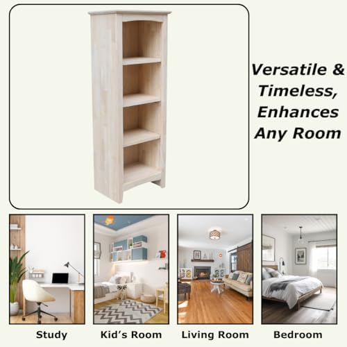 Solid Wood Shaker Bookcase - Image 6
