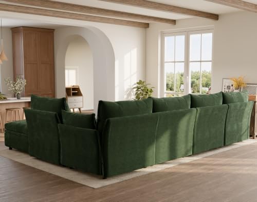 ABCASA 134.6" Oversized Modular Sectional Sofa, Large 7 Seater L Shaped Couch - Image 5