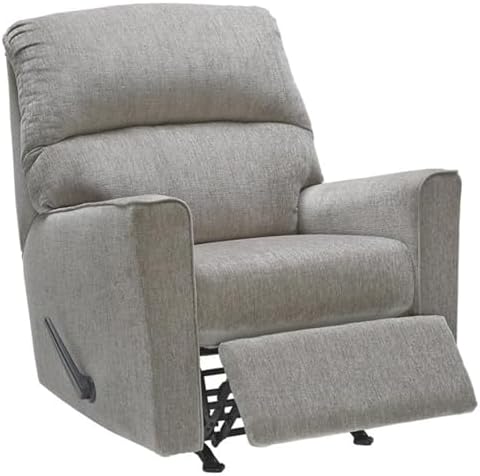 Signature Design by Ashley Manual Rocker Recliner Chair, Alloy Gray - Image 5
