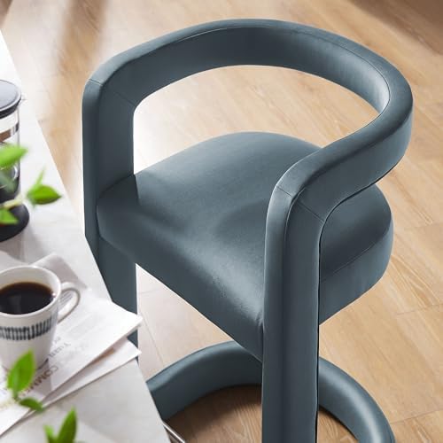 Modway Winslow Performance Velvet Counter Stool - Image 5