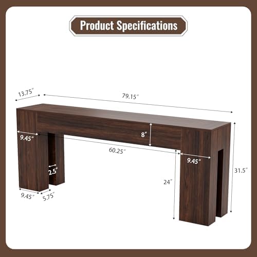 Epecoya 79-Inch Sofa Console Table - Image 2