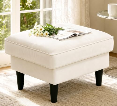 Welzona Velvet Ottoman by WelzonaDirect