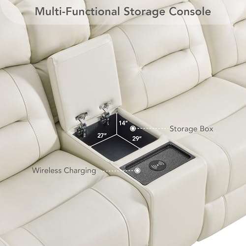 Watson & Whitely Genuine Leather Power Reclining Sofa & Loveseat Set - Image 7
