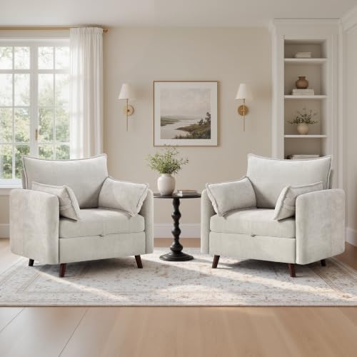 Set of 2 Oversized Accent Chair by HOMYKA