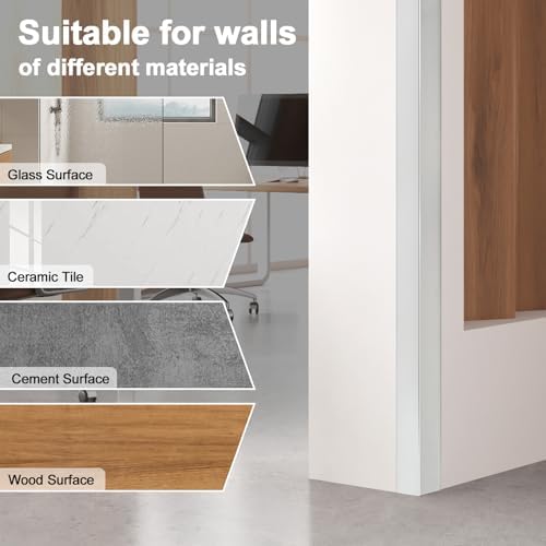 4PCS 45" Aluminum Metal Corner Protectors, Self Adhesive Corner Guards - Image 6