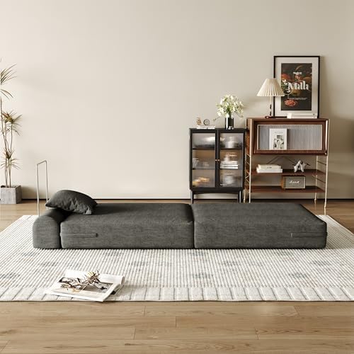 31.5'' Convertible Compressed Corduroy Folding Cloud Sofa Bed, Modern Boneless - Image 3