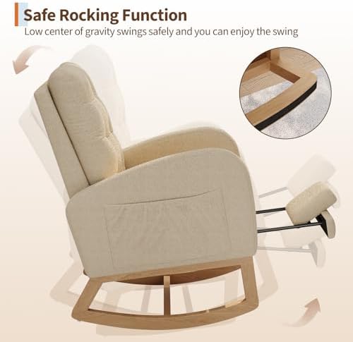 GarveeHome Nursery Rocking Chair - Image 5