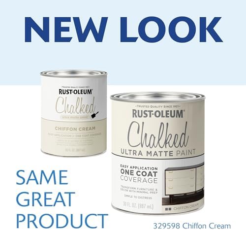 Rust-Oleum Chalked All-in-One Ultra Matte Chiffon Cream Spray Paint - Image 2