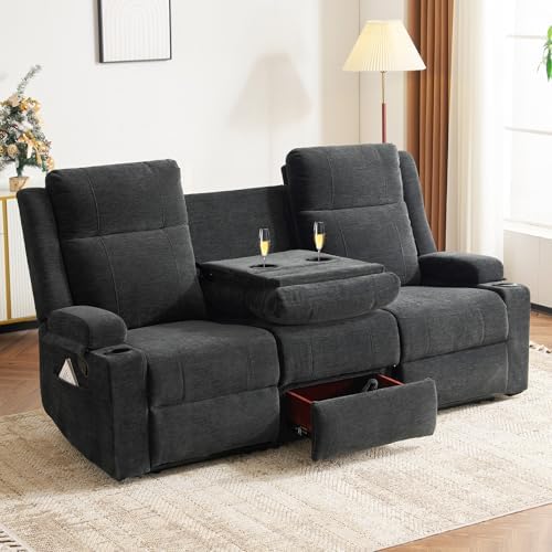 Loveseat Recliner Sofa, RV Loveseat Reclining Couch by RIHEREFY