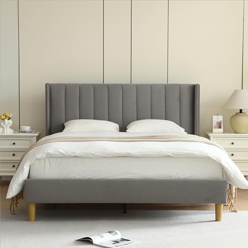 YUHUASHI Queen Bed Frame，Platform Bed - Image 3