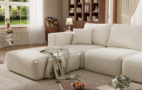 150" Oversized Boneless Couch for Living Room Modular Sectional Sofa - Image 7