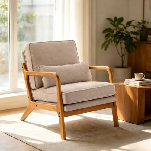 Karl home Mid-Century Modern Accent Reading Chair by Karlhome