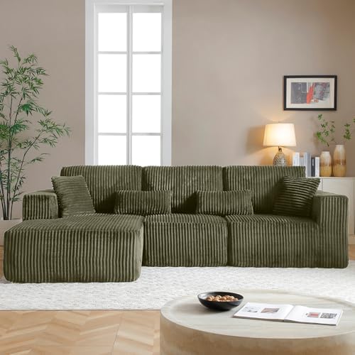 108" Boneless Cloud Sectional Couches by Flyida