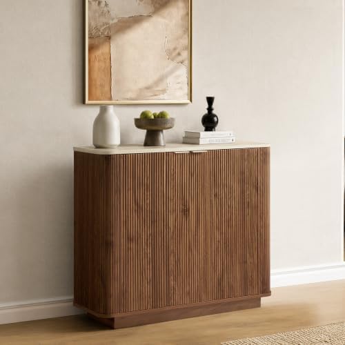 KISLOT 32" Fluted Buffet Sideboard - Image 7