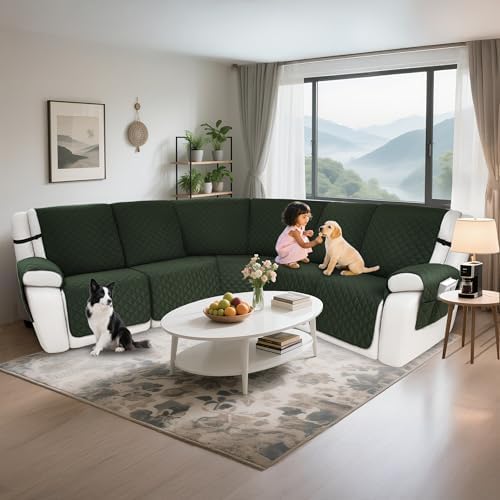 Waterproof Sectional Reclining Couch Covers L Shaped Recliner Sectional Sofa - Image 2