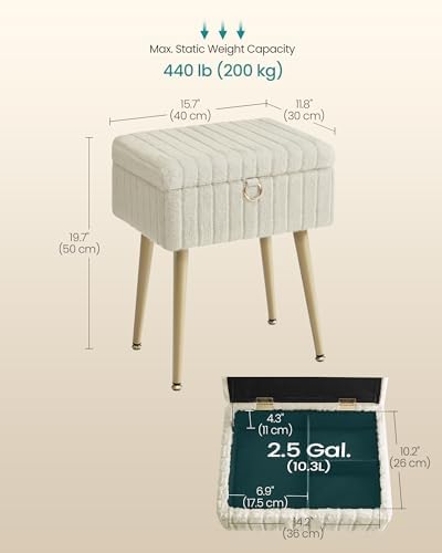 SONGMICS Vanity Stool Chair - Image 2