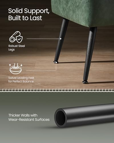 VASAGLE Storage Ottoman Bench, PU Leather, Steel Legs - Image 6