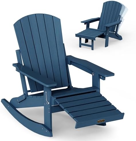 4-in-1 Adirondack Rocking Chair, by Suunyn