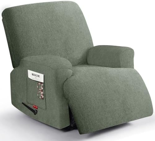 Oversized 3 Pieces Stretch Recliner Chair Covers by Jcones