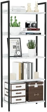 NUMENN Bookshelf, 5 Tier Freestanding Shelving Unit by NUMENN