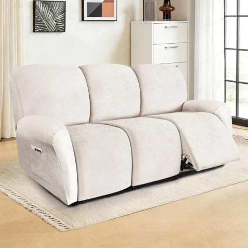 ANARACHON Recliner Couch Cover Leather Look Recliner Sofa Covers - Image 2