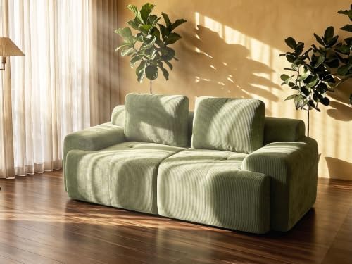 85" Oversized Boneless Couch, Comfort Cloud Sectional Couches by VYUXWO