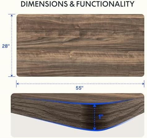 FLEXISPOT 55"x28" Whole Piece Desk Top - Image 2