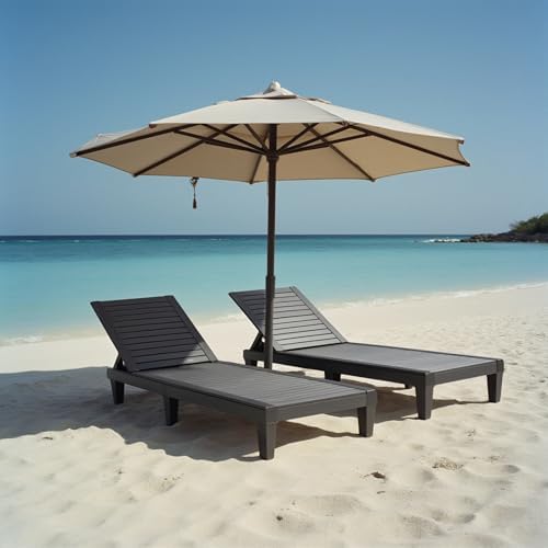 Nestl Lounge Chair Outdoor, Tanning Chair, Chaise Lounge Outdoor Set of 2 - Image 2