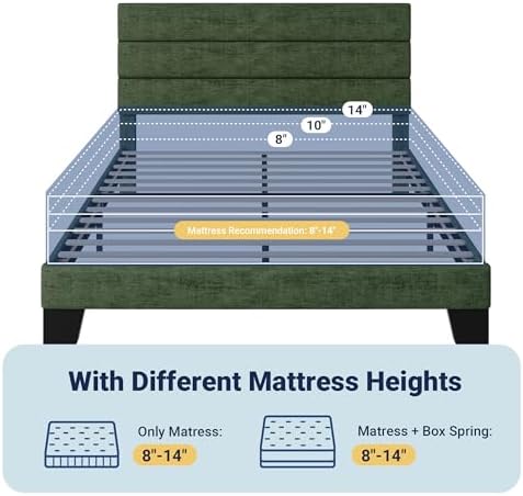 Allewie Queen Size Platform Bed Frame - Image 7