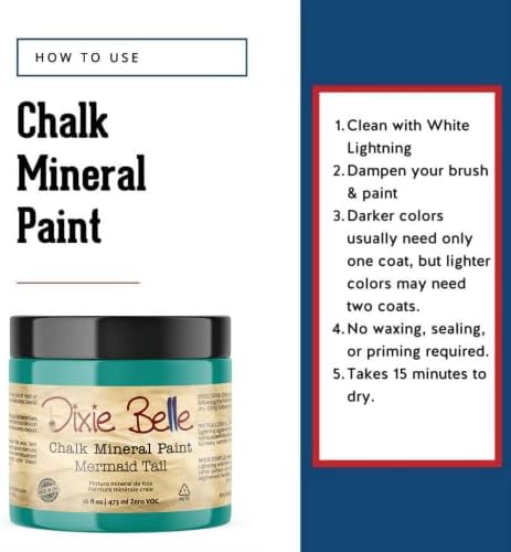 Dixie Belle Paint Company Chalk Mineral Paint - Image 3