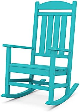 POLYWOOD Presidential Rocking Chair in Aruba by POLYWOOD