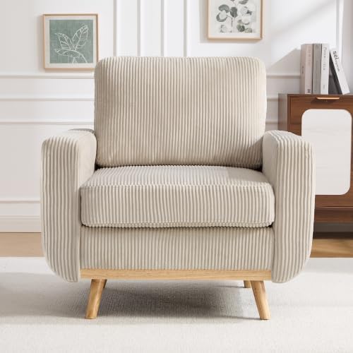 Accent Chair for Bedroom, Reading Chair by YUUIJOAA