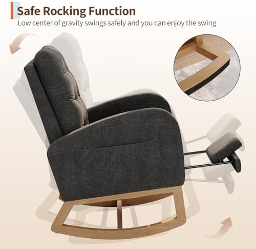 GarveeHome Nursery Rocking Chair - Image 6