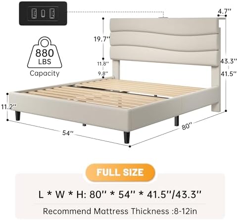 EnHomee Full Size Bed Frame - Image 2