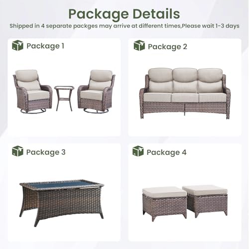 Luxury Patio Furniture Set 7pcs - Image 3