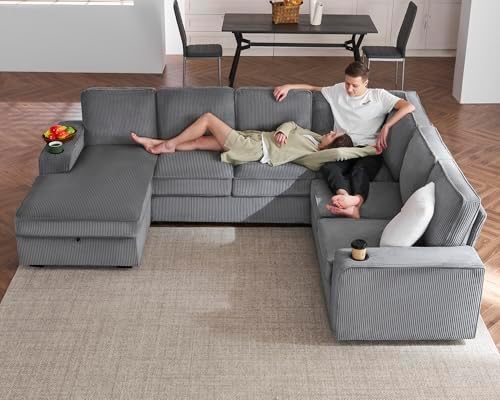 112" Sectional Couch, U Shaped Couch - Image 5
