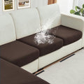 NAISI Waterproof Couch Cushion Covers Thick Velvet Fabric Washable Sofa by NAISI