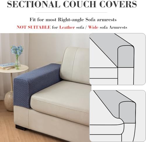 2Pcs Couch Arm Covers, Armrest Cover - Image 4