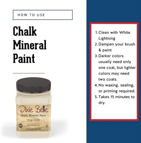 Dixie Belle Paint Company Chalk Mineral Paint - Image 3