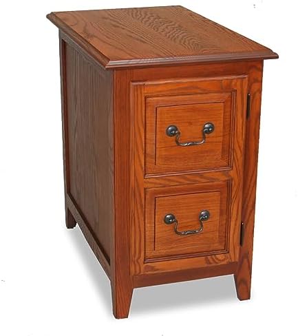 Leick Home Mission Cabinet End Table, Medium Oak by LeickFurniture