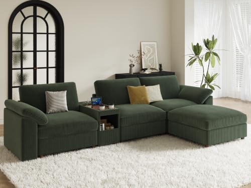 EASE MOOSE Oversized L Shape Sectional Modular Cloud Sofa by EASEMOOSE